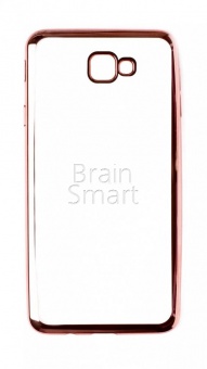 Накладка силиконовая Imperium с окантовкой Samsung J7 Prime Розовый - фото, изображение, картинка