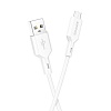 USB кабель Micro Borofone BX70 2,4A (1м) Белый* - фото, изображение, картинка