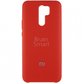 Накладка Silicone Case Xiaomi Redmi 9 (14) Красный - фото, изображение, картинка