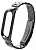 Ремешок металлический MiJobs Metal Wrist для Xiaomi Mi Band 5/6 Черный - фото, изображение, картинка