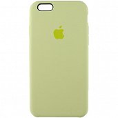 Накладка Silicone Case Original iPhone 6/6S (51) Молочно-Желтый - фото, изображение, картинка
