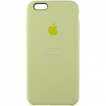 Накладка Silicone Case Original iPhone 6/6S (51) Молочно-Желтый - фото, изображение, картинка