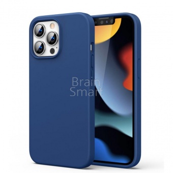 Накладка Silicone Case Original iPhone 13 Pro Max (40) Ярко-Синий - фото, изображение, картинка
