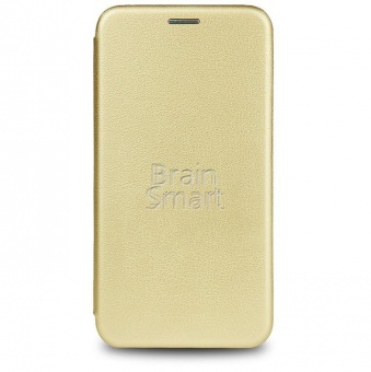 Книжка кожа Creative Case Xiaomi Poco F3 Золотой тех.упак - фото, изображение, картинка