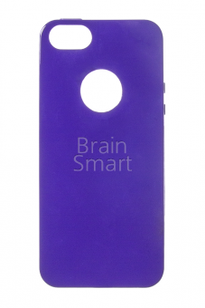 Накладка силиконовая Oucase Brighten Series iPhone 5/5S/SE Фиолетовый - фото, изображение, картинка