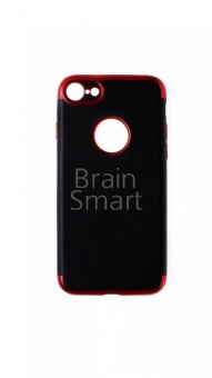 Накладка силиконовая Aspor Status Collection iPhone 7/8 Черный/Красный - фото, изображение, картинка