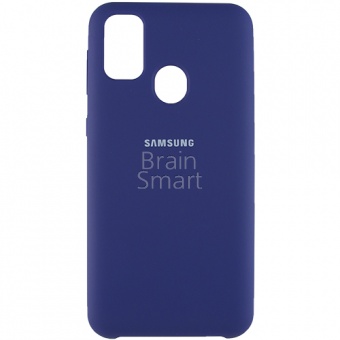Накладка Silicone Case Samsung M215 (M21 2020) (36) Фиолетовый - фото, изображение, картинка