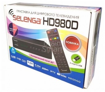 Приставка для цифрового ТВ DVB-T2 Selenga HD980D Черный - фото, изображение, картинка