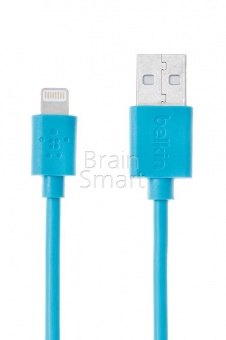 USB кабель Lightning Belkin (1,2м) Голубой - фото, изображение, картинка