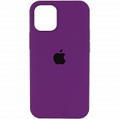 Накладка Silicone Case Original iPhone 12 mini (30) Темно-Сиреневый - фото, изображение, картинка