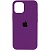 Накладка Silicone Case Original iPhone 12 mini (30) Темно-Сиреневый - фото, изображение, картинка