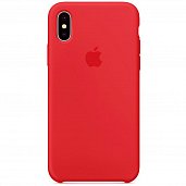 Накладка Silicone Case Original iPhone XS Max (14) Красный - фото, изображение, картинка