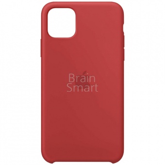 Накладка Silicone Case Original iPhone 11 Pro Max (25) Красная Камелия - фото, изображение, картинка