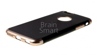 Накладка силиконовая Aspor Status Collection iPhone 6 Черный/Золотой - фото, изображение, картинка