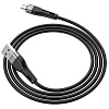 USB кабель Micro Borofone BX46 Silicone 2,4A (1м) Черный* - фото, изображение, картинка