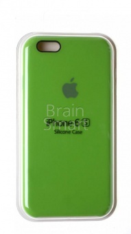 Накладка Silicone Case Original iPhone 6/6S (31) Салатовый - фото, изображение, картинка
