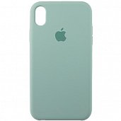 Накладка Silicone Case Original iPhone XR (44) Синий-Морской - фото, изображение, картинка