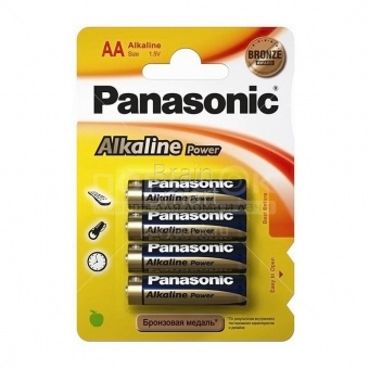 Эл. питания Panasonic LR6 Alkaline Power (4 шт/блистер) Alkaline - фото, изображение, картинка