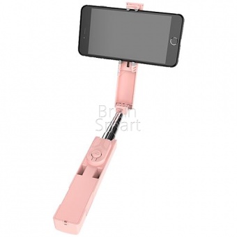 Монопод Bluetooth Borofone BY4 Wireless Розовый - фото, изображение, картинка