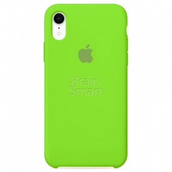 Накладка Silicone Case Original iPhone XR (31) Салатовый - фото, изображение, картинка