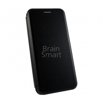 Книжка кожа Creative Case Samsung J600 (J6 2018) Черный тех.упак - фото, изображение, картинка