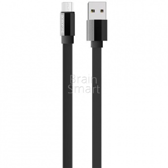 USB кабель Micro Borofone BU8 Glory (1,2м) Черный - фото, изображение, картинка