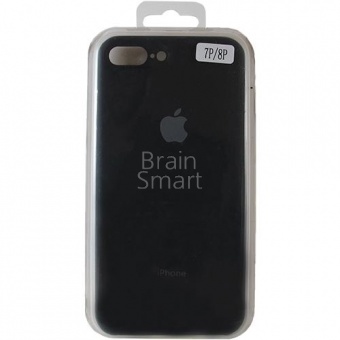 Накладка пластиковая с логотипом iPhone 7 Plus/8 Plus Черный - фото, изображение, картинка