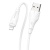 USB кабель Lightning Borofone BX18 Optimal (3м) Белый - фото, изображение, картинка