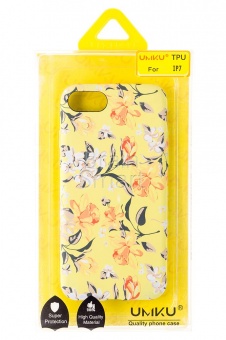 Накладка силиконовая Umku iPhone 7/8 Цветы(8) - фото, изображение, картинка