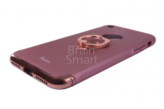 Накладка силиконовая Oucase Passat Series iPhone 7/8 С кольцом Розовый - фото, изображение, картинка