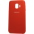 Накладка Silicone Case Samsung J260 (J2 Core 2019) (14) Красный - фото, изображение, картинка