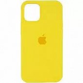 Накладка Silicone Case Original iPhone 13 mini (55) Светло-Желтый - фото, изображение, картинка