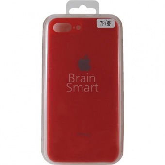 Накладка пластиковая с логотипом iPhone 7 Plus/8 Plus Красный - фото, изображение, картинка