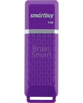USB 2.0 Флеш-накопитель 4GB SmartBuy Quartz Фиолетовый* - фото, изображение, картинка