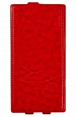 Книжка Ulike кожзам (silikon colour) Lenovo P70 Красный