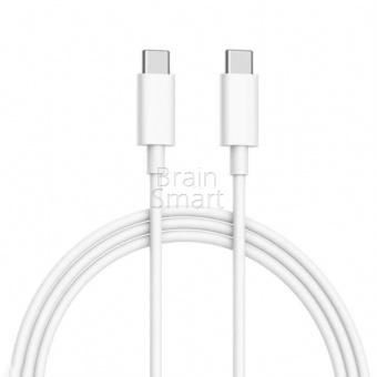 USB кабель Xiaomi Type-C to Type-C 5A (1.5м) (SJX10CCZM) Белый* - фото, изображение, картинка