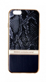 Накладка силиконовая Remax Exclusive Serial Snake iPhone 6 Синий - фото, изображение, картинка