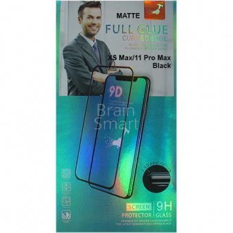 Защитное стекло Bingo Ceramic 9D Matte iPhone XS Max/11 Pro Max Черный - фото, изображение, картинка