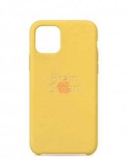 Накладка Silicone Case Original iPhone 11 (32) Ярко-Жёлтый - фото, изображение, картинка