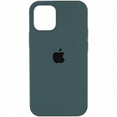 Накладка Silicone Case Original iPhone 12 mini (49) Темно-Зеленый - фото, изображение, картинка