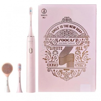Электрич. зубная щетка Xiaomi Soocas X3U Sonic Electric Toothbrush Розовый* - фото, изображение, картинка