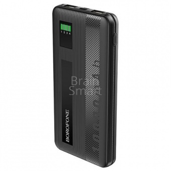 Внешний аккумулятор Borofone Power Bank BT32 Precious 10000 mAh Черный - фото, изображение, картинка