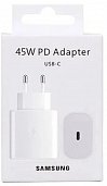 СЗУ Samsung USB-C 45W PD (AAAA) Белый* - фото, изображение, картинка