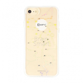 Накладка силикон Kauaro Созвездие Swarovski iPhone 7 Plus/8 Plus Прозрачный - фото, изображение, картинка