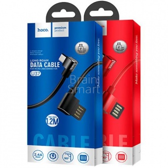 USB кабель Micro HOCO U37 Long Roam (1м) Черный - фото, изображение, картинка