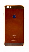 Накладка силиконовая Sparkle Glossy хромированный iPhone 6 Plus Золотой
