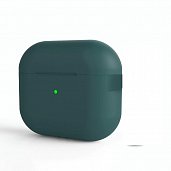 Чехол Silicone case для Apple Airpods 3 Серо-Зеленый* - фото, изображение, картинка
