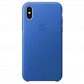 Накладка Silicone Case Original iPhone X/XS  (3) Светло-Синий - фото, изображение, картинка