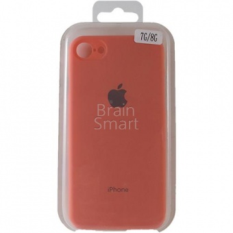 Накладка пластиковая с логотипом iPhone 7/8 Розовый - фото, изображение, картинка