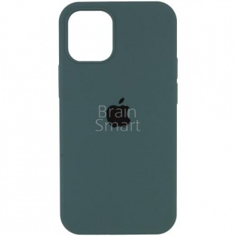 Накладка Silicone Case Original iPhone 13 Pro Max (58) Зелёный Сосновый - фото, изображение, картинка